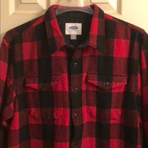 Old Navy Men’s plaid shirt jacket.